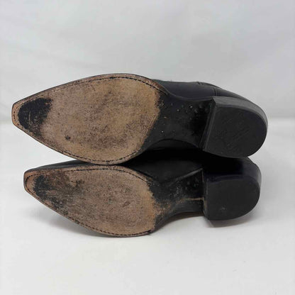 Pre-Owned Shoe Size 7 Tony Lama Black/White Boots