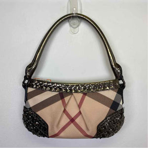 Pre-Owned Burberry Plaid Canvas Designer Handbag