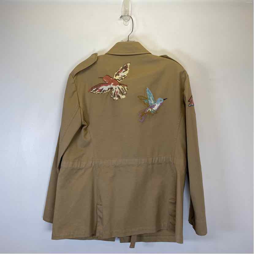 Pre-Owned Red Valentino Beige Multi Fabric Women Size L Designer Clothes