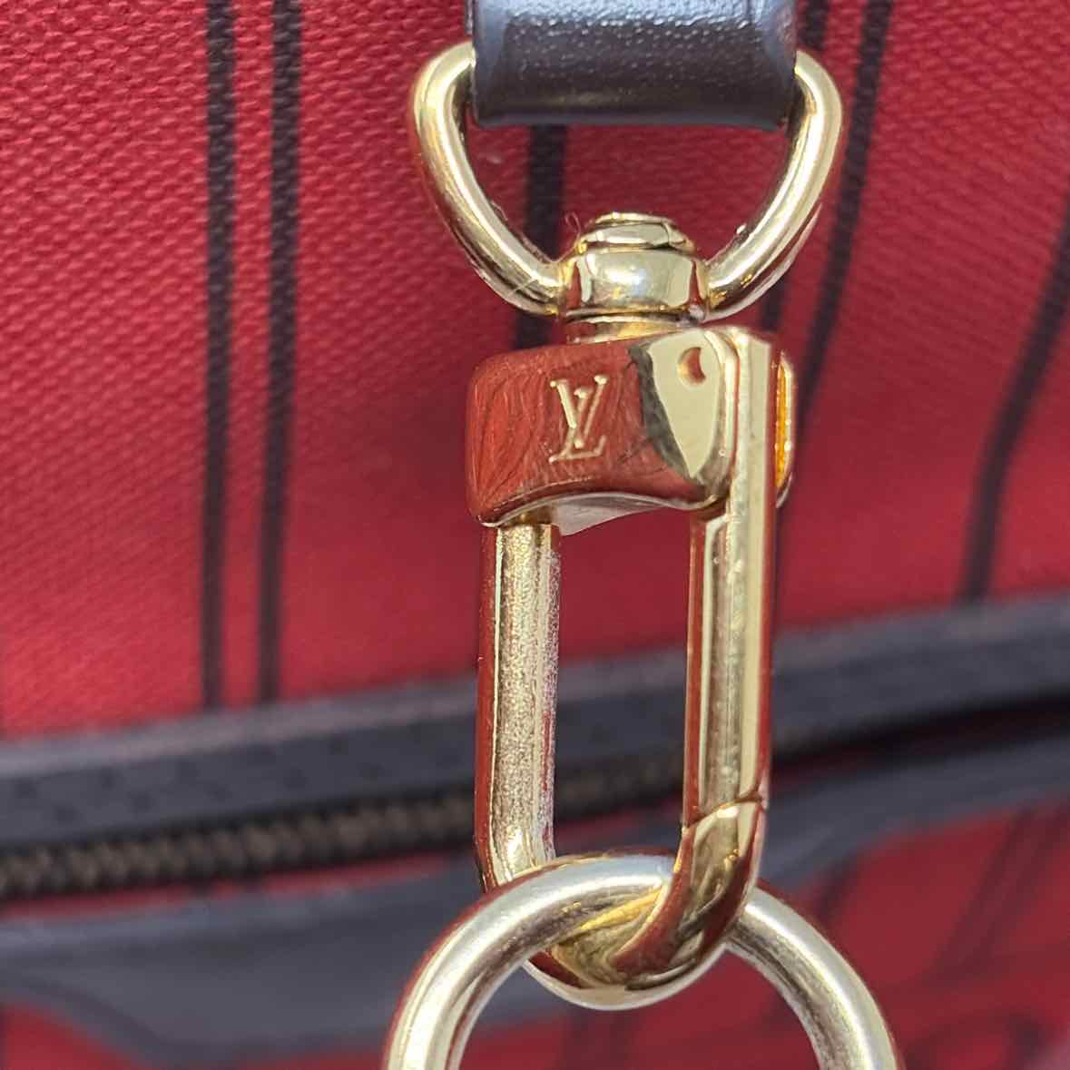 Pre-Owned Louis Vuitton Damier Eben Canvas Designer Handbag