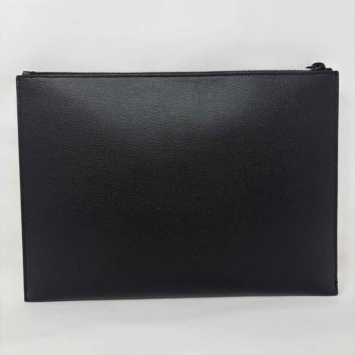 Pre-Owned Saint Laurent Black Leather Designer Handbag