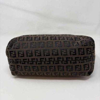 Pre-Owned Fendi Brown Fabric Designer Handbag