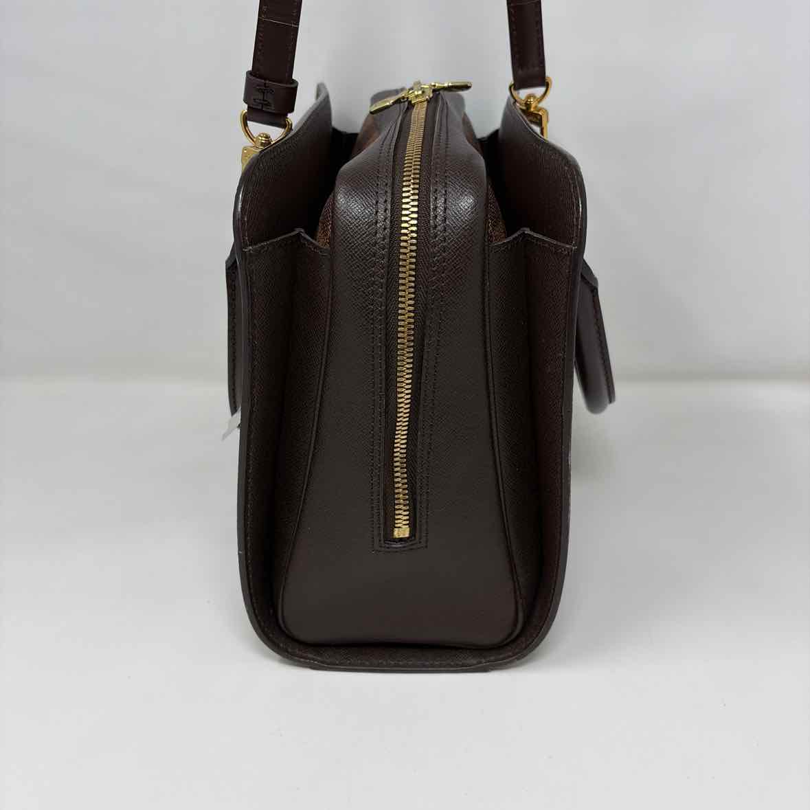 Pre-Owned Louis Vuitton Brown Leather Designer Handbag