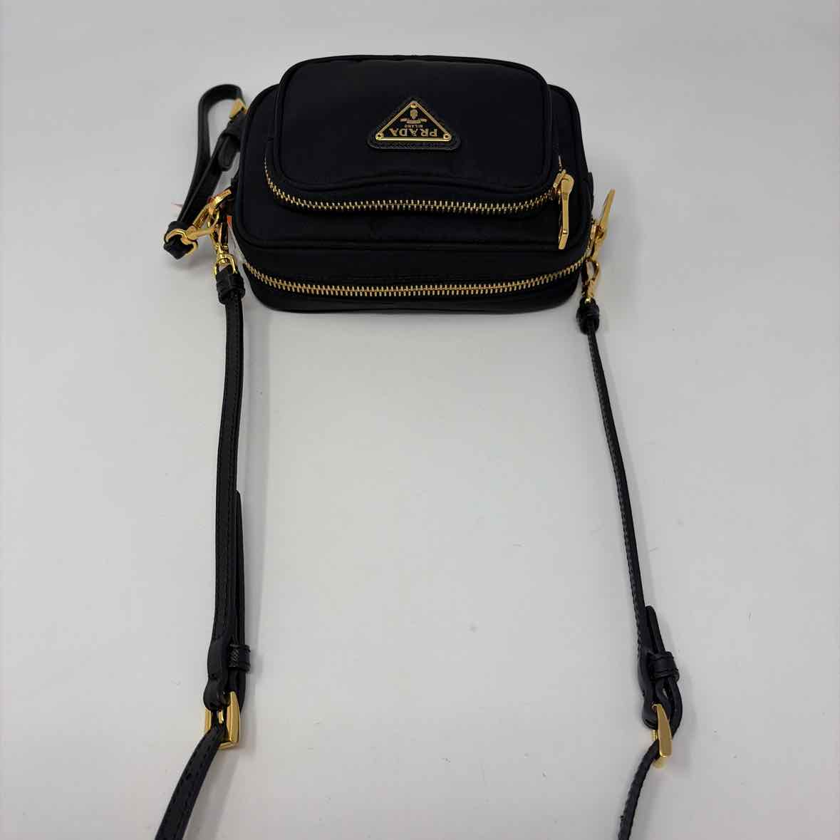 Pre-Owned Prada Black Nylon Designer Handbag