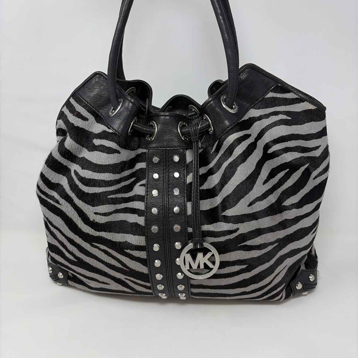 Pre-Owned MICHAEL by Michael Kors Zebra Calf Hair Handbag