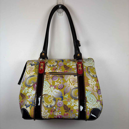 Pre-Owned Maria Orlandi Green Leather Handbag