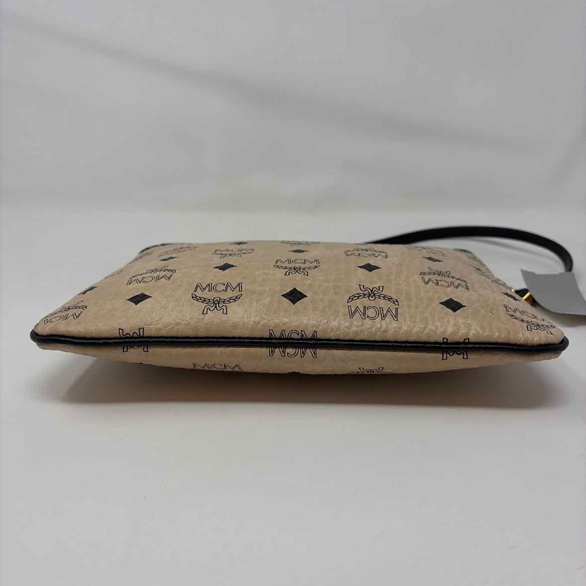 Pre-Owned MCM Beige Leather Designer Handbag