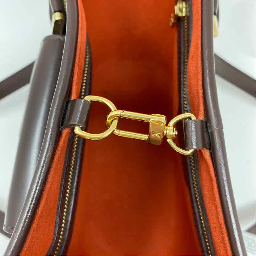 Pre-Owned Louis Vuitton Damier Eben Canvas Designer Handbag