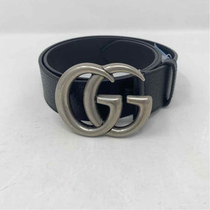 Pre-Owned Gucci Black Leather Designer Belt