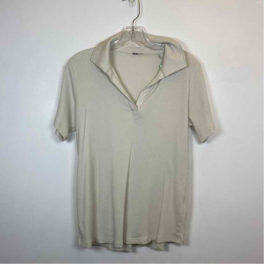 Pre-Owned Size L Tahari Cream Top
