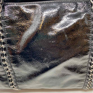 Pre-Owned Chanel Black Patent Designer Handbag