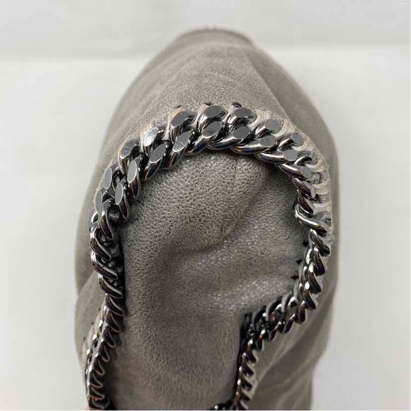 Pre-Owned Stella McCartney Grey Fabric Designer Handbag