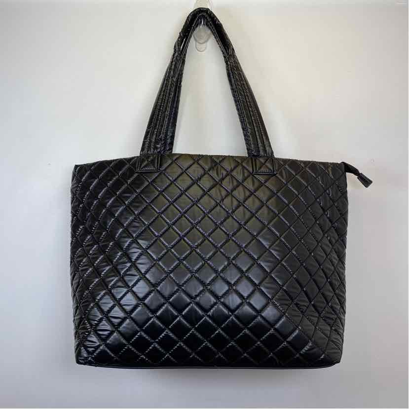 Boutique Black Nylon Handbag