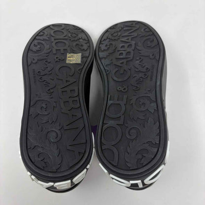 Pre-Owned Dolce & Gabbana Black Leather Shoe Size 7.5 Designer Shoes