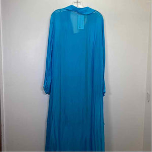 Pre-Owned Size One Size Tina Stephens Turquoise Casual Dress
