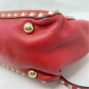 Pre-Owned Valentino Red Leather Designer Handbag