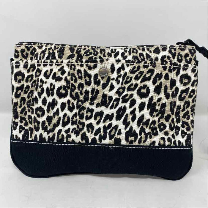 Pre-Owned Lands End Cheetah Canvas Wristlet