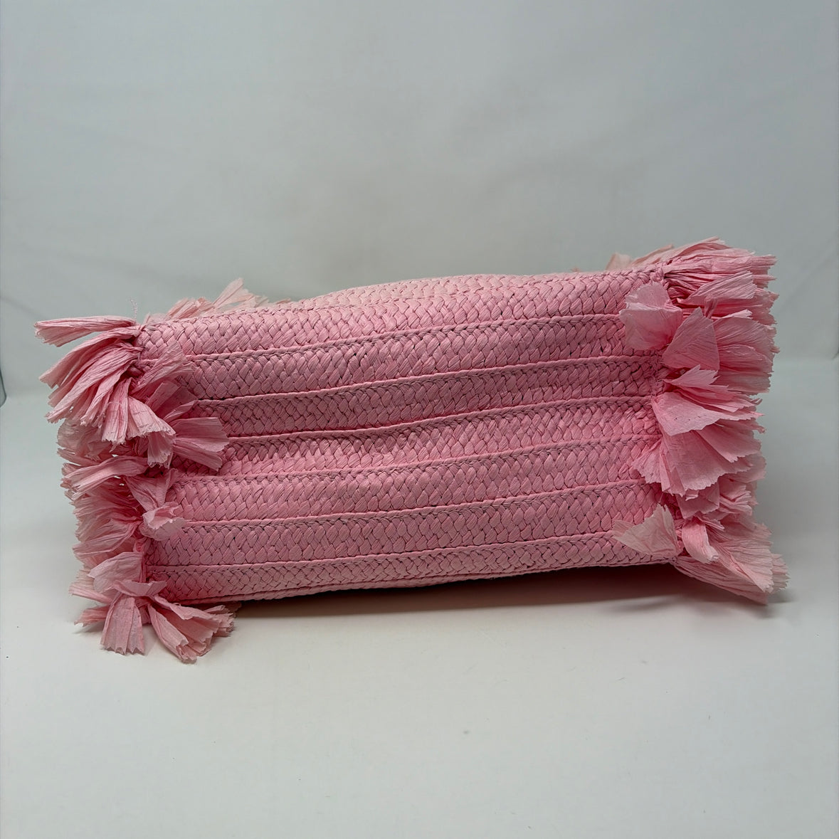 Pre-Owned Shiralea Pink Woven Handbag