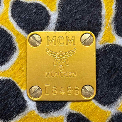 Pre-Owned MCM Yellow Leather Designer Handbag