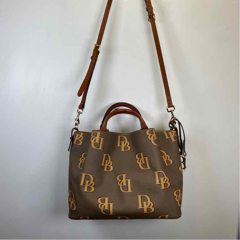Pre-Owned Dooney & Bourke Monogram Leather Handbag