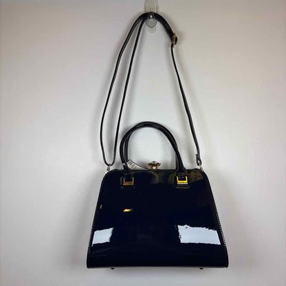 Navy Patent Handbag
