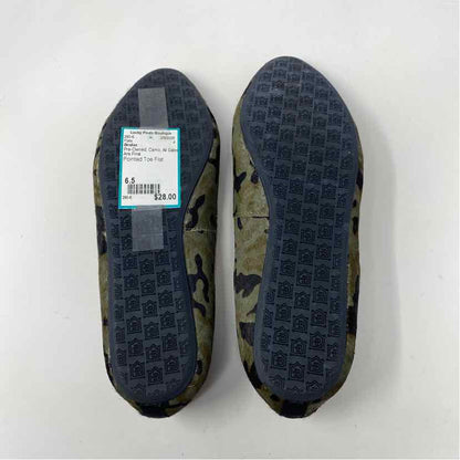 Pre-Owned Shoe Size 6.5 Birdies Camo Flats