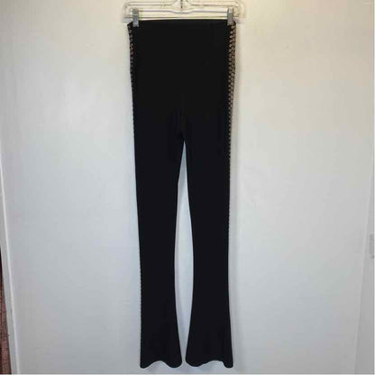 Pre-Owned Size S Norma Kamali Black & Silver Pants