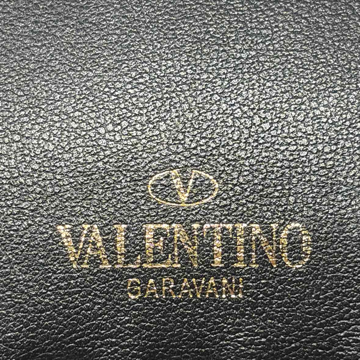 Pre-Owned Valentino Black Leather Designer Handbag