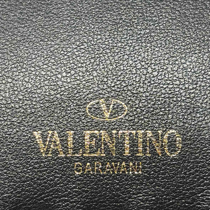 Pre-Owned Valentino Black Leather Designer Handbag