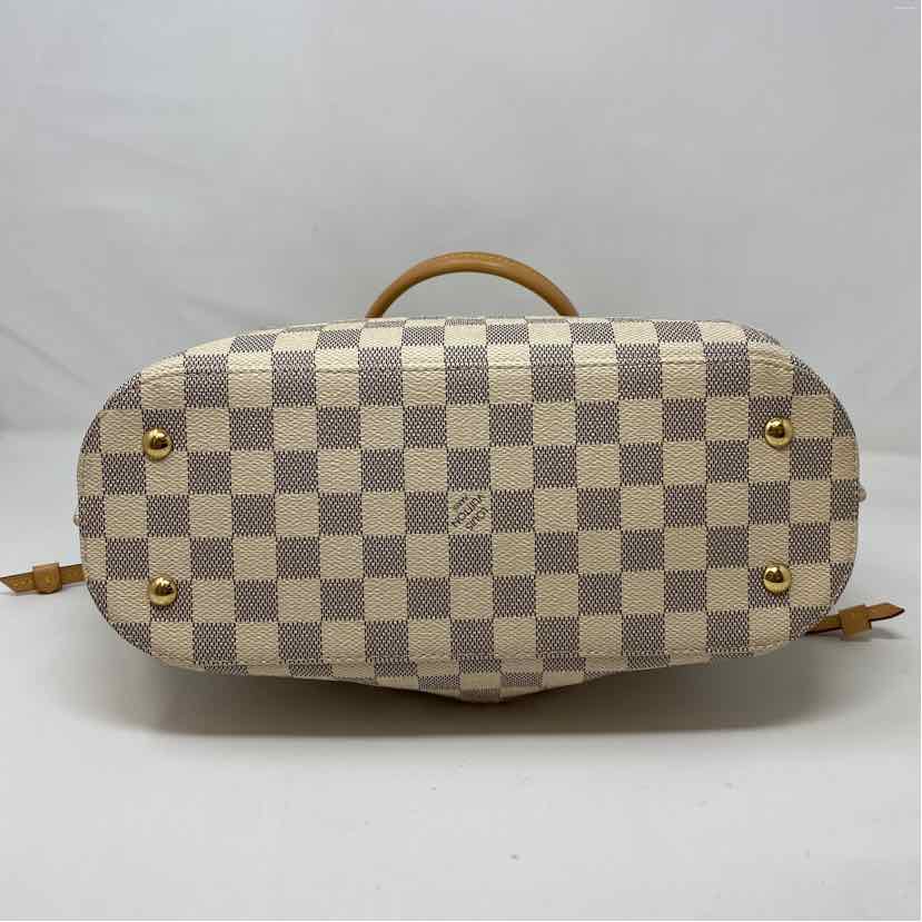 Pre-Owned Louis Vuitton Damier Azur Canvas Designer Handbag