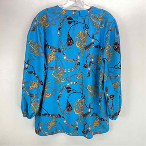 Pre-Owned Size M CZ Collection Blue Top