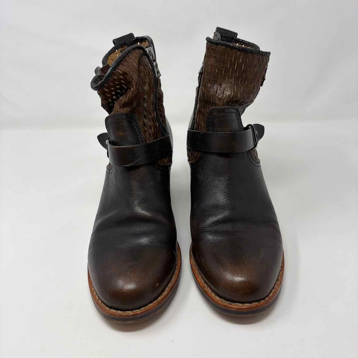 Pre-Owned Shoe Size 9 Rag & Bone Brown Booties