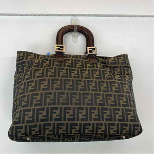 Pre-Owned Fendi Monogram Canvas Designer Handbag