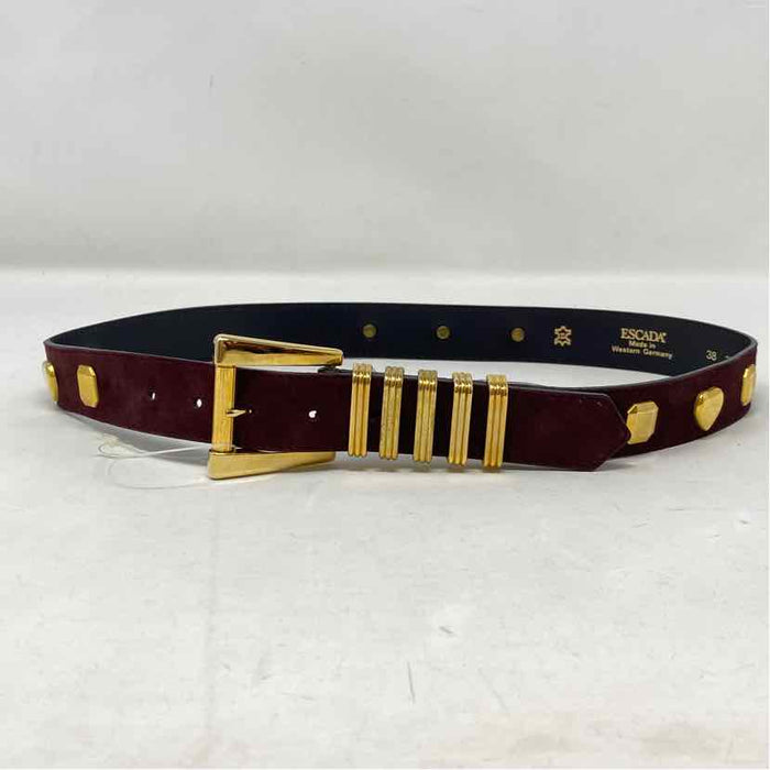 Pre-Owned Escada Brown Leather Belt