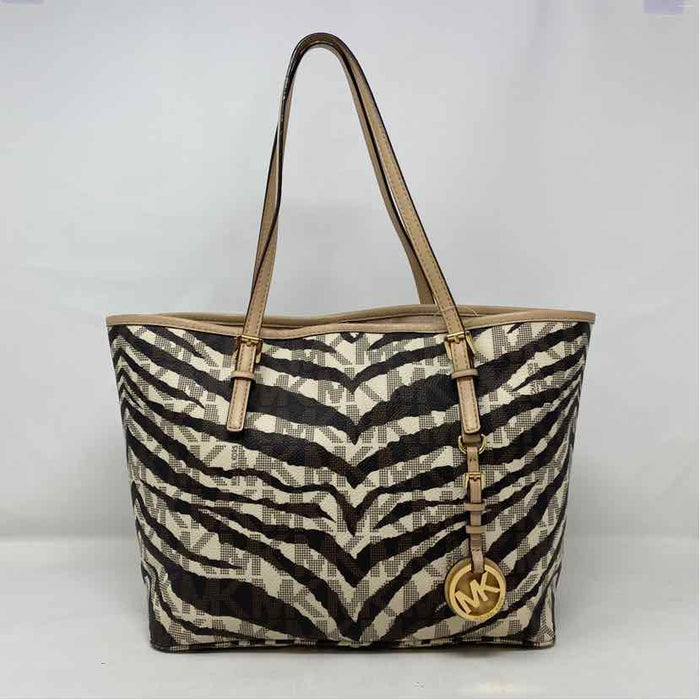 Pre-Owned Michael Kors Zebra Leather Handbag