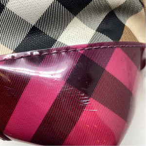 Pre-Owned Burberry Plaid Canvas Designer Handbag