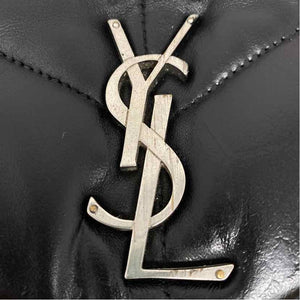 Pre-Owned Saint Laurent Black Leather Designer Handbag