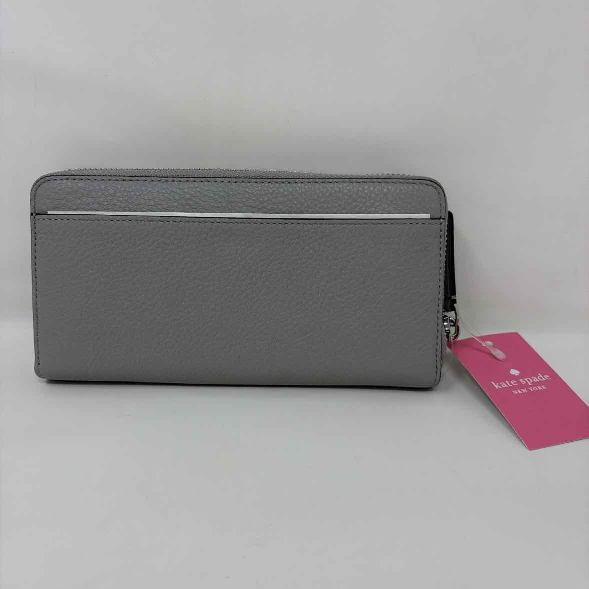 Pre-Owned Kate Spade Grey Leather Wallet