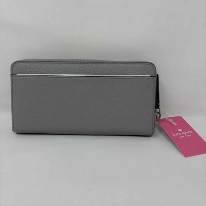 Pre-Owned Kate Spade Grey Leather Wallet