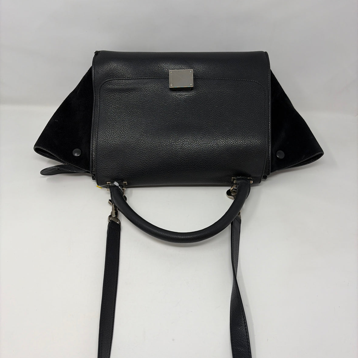 Pre-Owned Celine Black Leather Designer Handbag