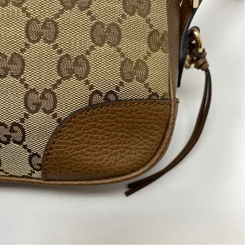 Pre-Owned Gucci Monogram Canvas Designer Handbag