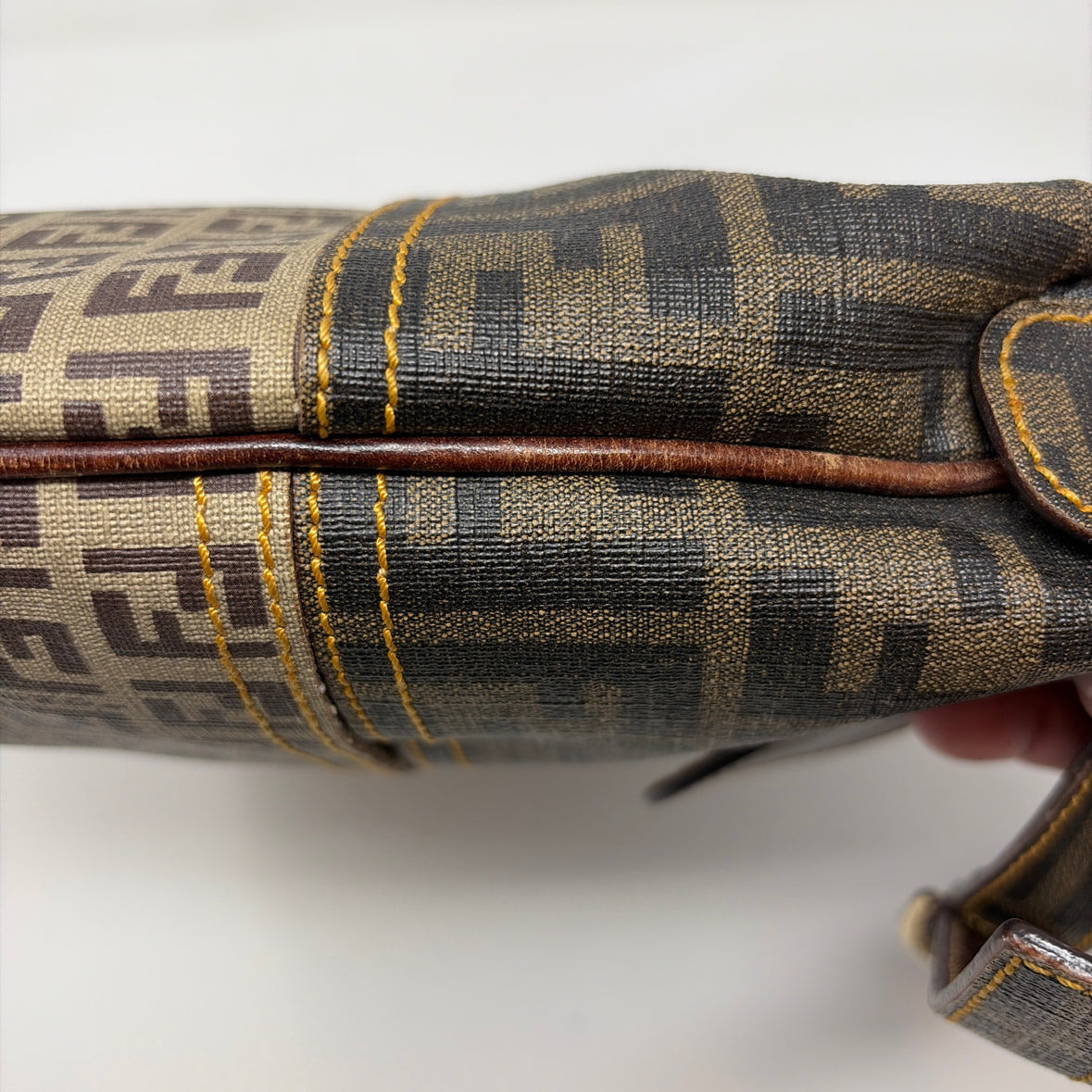 Pre-Owned Fendi Monogram Canvas Designer Handbag