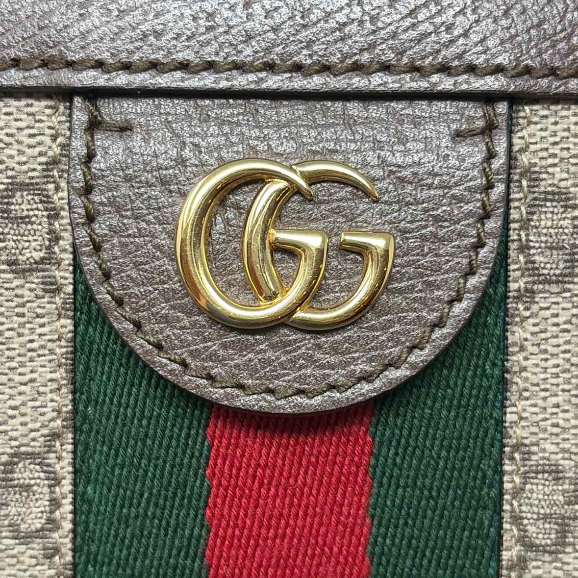 Pre-Owned Gucci Monogram Canvas Designer Handbag
