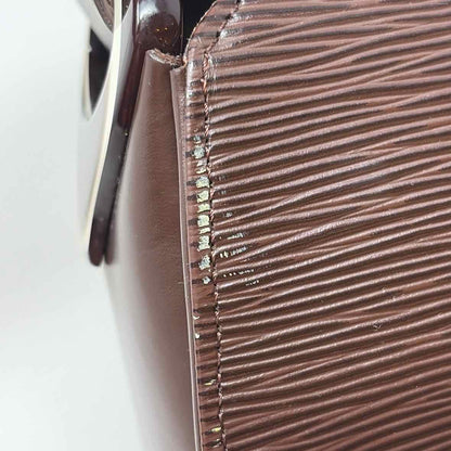 Pre-Owned Louis Vuitton Brown Leather Designer Handbag