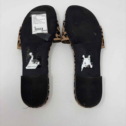 Pre-Owned Shoe Size 10 STEVEN Cheetah Sandals