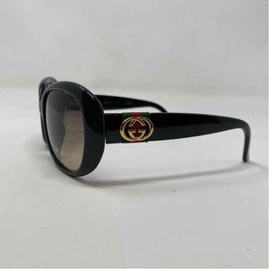Pre-Owned Gucci Black Plastic Designer Sunglasses