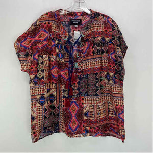 Pre-Owned Size M Johnny Was Tribal print Top