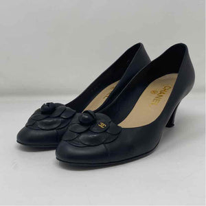 Pre-Owned Shoe Size 9 Chanel Black Heels