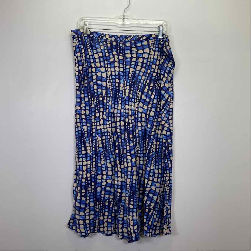 Pre-Owned Size 14/L J.Mclaughlin Blue Skirt