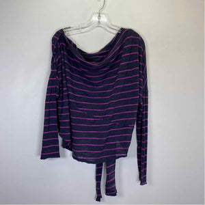 Pre-Owned Size M Free People Purple Stripe Sweater